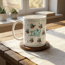 Tasse personnalisée avec photo de bébé pour la fêt