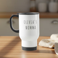Tasse personnalisée avec photo de grand-mère | Nom