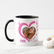Tasse personnalisée avec photo et nom en forme de