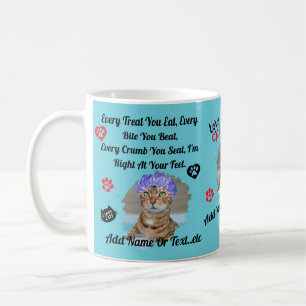 Tasse Personnalisée Chat Mignon pour les Amoureux