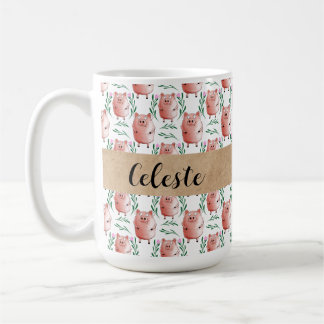 Tasse Personnalisée Cochon – Mug Cadeau de Joli An