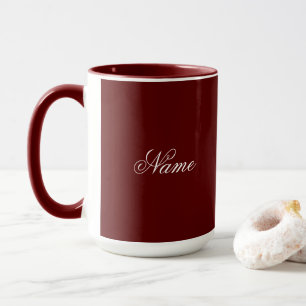 Tasse personnalisée Combo Marron Personnalisée