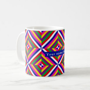Tasse personnalisée Cosmos-infinie - Blanc/Bleu
