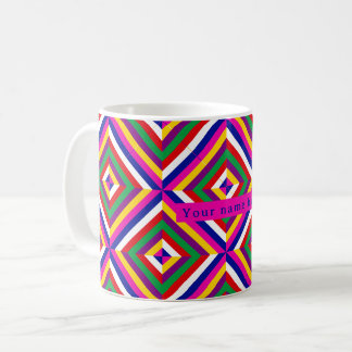 Tasse personnalisée Cosmos-infinie - Bleu/Magenta