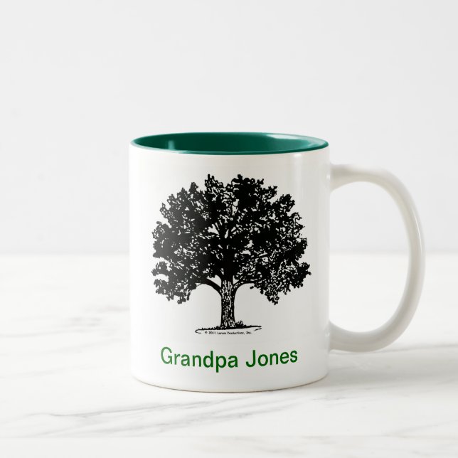 Tasse personnalisée d'arbre généalogique (Droit)