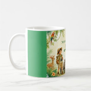 Tasse personnalisée d'aventures de jungle pour gar