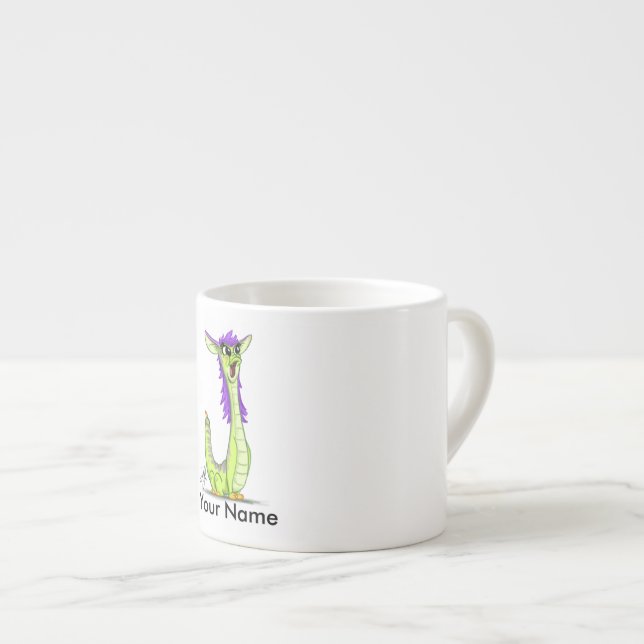 Tasse personnalisée de café express avec le (Devant droit)