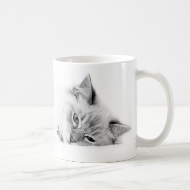 tasse personnalisée de chat de Ragdoll (Droite)