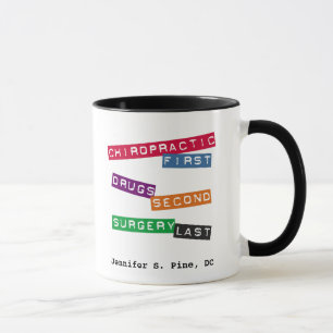 Tasse personnalisée de chiroprakteur