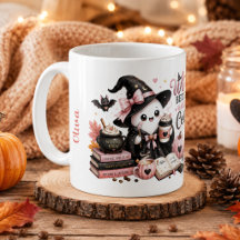 Tasse personnalisée de citrouille fantôme mignonne