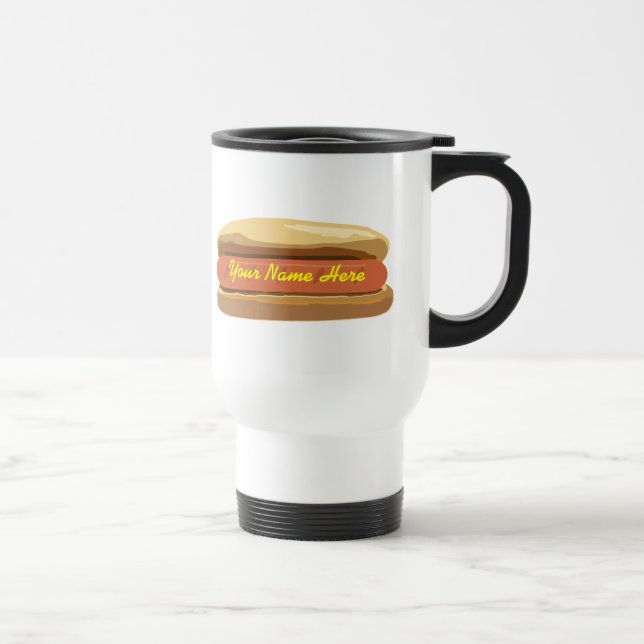 Tasse personnalisée de hot dog (Droite)