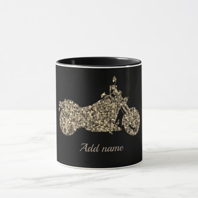 Tasse personnalisée de moto (Centre)