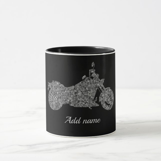 Tasse personnalisée de moto (Centre)