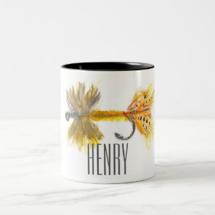 Tasse personnalisée de pêche de mouche