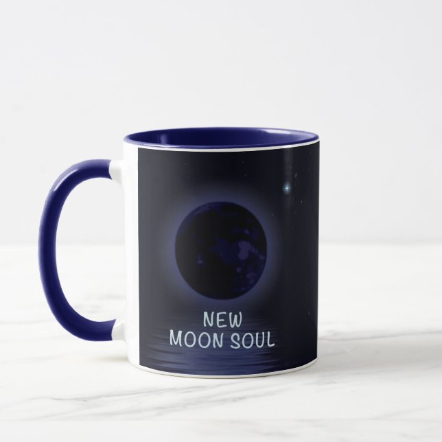 Tasse personnalisée de phase de nouvelle lune (Gauche)