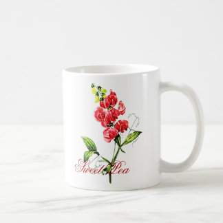 Tasse personnalisée de pois doux