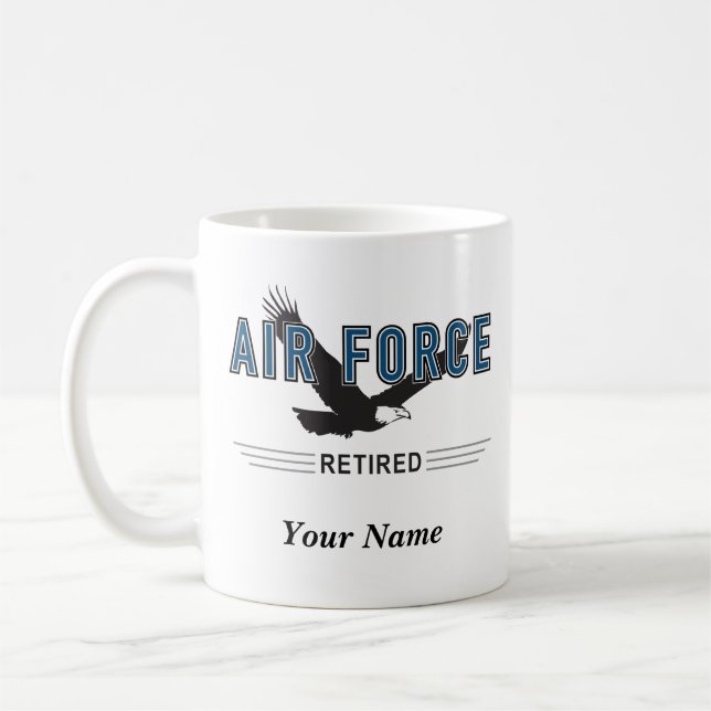 Tasse personnalisée de retraité de l'Armée de (Gauche)