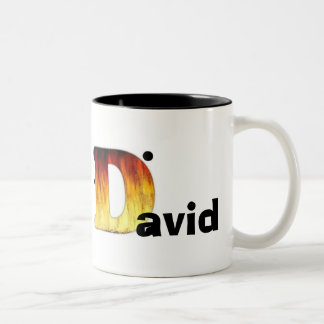 Tasse personnalisée de tasse de café pour DAVID