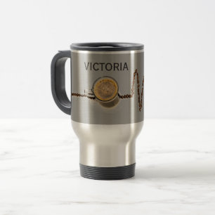 Tasse personnalisée de voyage de battement de