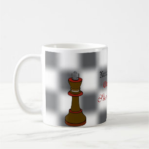 Tasse personnalisée d'équipe d'échecs ou de clu