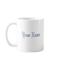 Tasse personnalisée d'iris