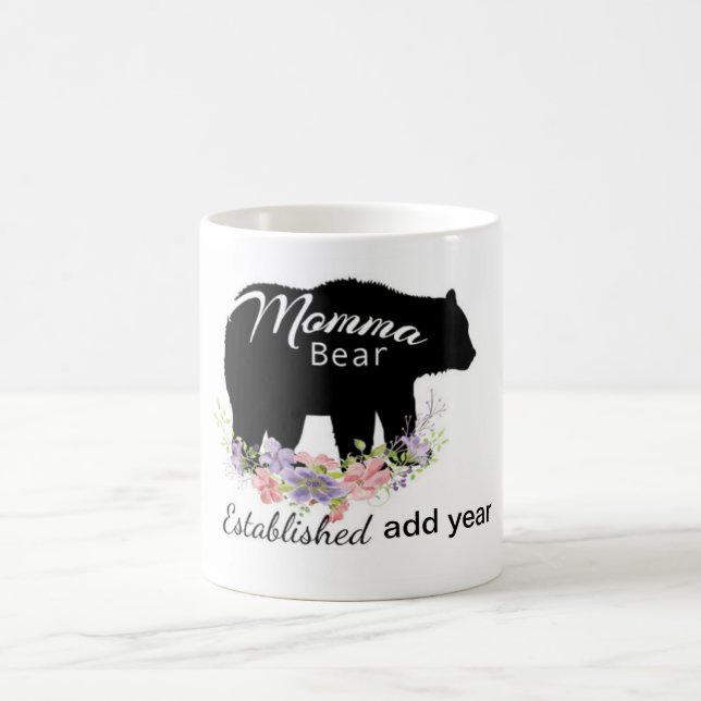 Tasse personnalisée d'ours de mamans (Centre)