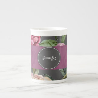 Tasse personnalisée florale de Bohème de