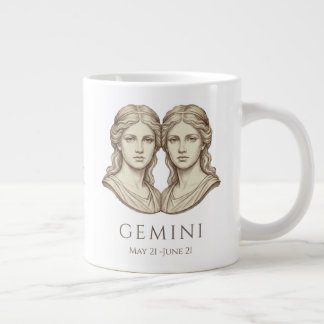 Tasse personnalisée Gémeaux avec nom et date de na