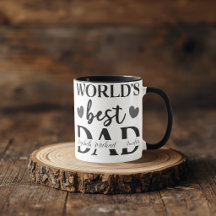 Tasse personnalisée Meilleur Papa du Monde
