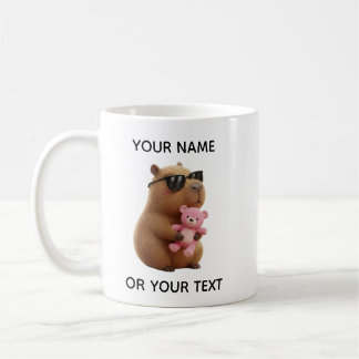 Tasse Personnalisée Ourson Capybara Cool