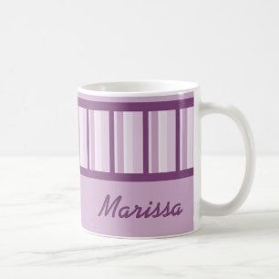 Tasse personnalisée par Deco mauve poussiéreuse