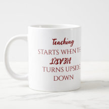 Tasse personnalisée pour enseignant(e) 