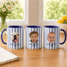 Tasse personnalisée pour la fête des pères avec 3