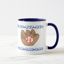 Tasse personnalisée pour la fête des Pères MVP PAP