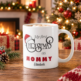 Tasse personnalisée pour le premier Noël en tant q