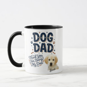 Tasse personnalisée pour papa de chien - Merci d'ê