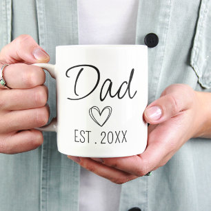 Tasse personnalisée pour papa nouvellement papa Ca