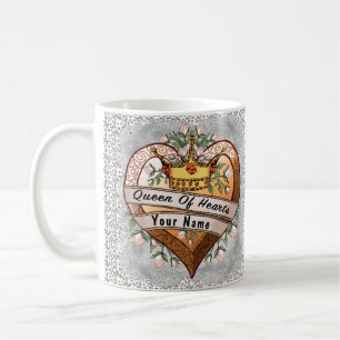 Tasse personnalisée Reine de mon cœur