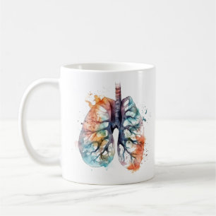 Tasse personnalisée « Rooted in Breath » à aquarel