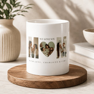 Tasse personnalisée tendance "ON T'AIME Maman" ave