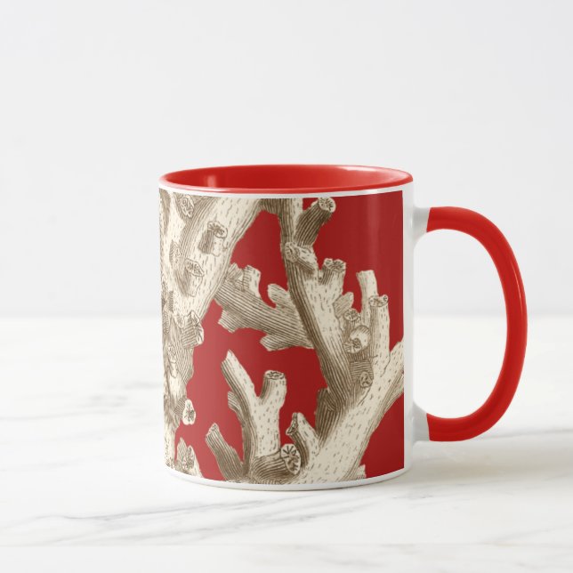Tasse Petit corail en rouge (Droite)