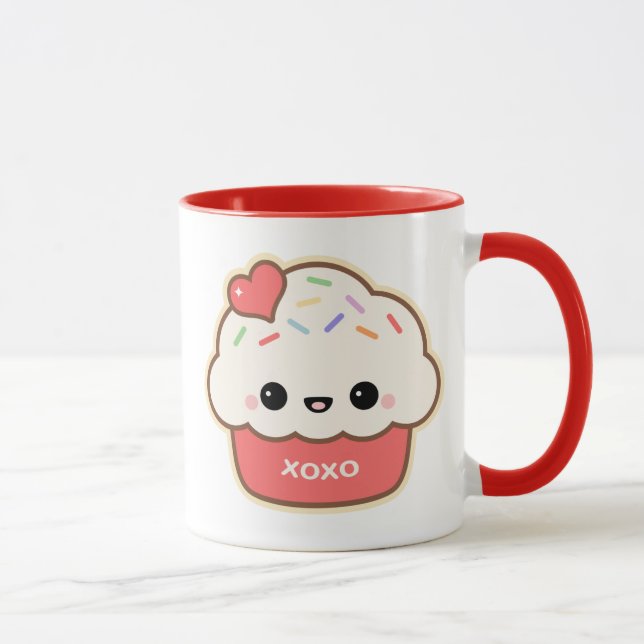 Tasse Petit gâteau mignon de coeur (Droite)
