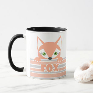 Tasse Petit renard curieux.