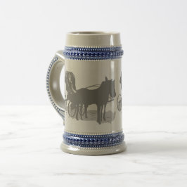 Tasse Pferd und Buggy