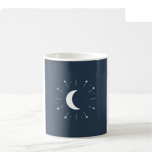 Tasse Phase Lunaire Céleste - Nuit et Argent