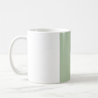 Tasse Phase Lunaire Minimaliste Plate - Vert Sauge