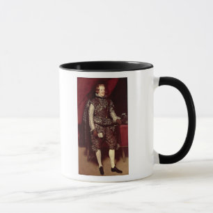 Tasse Philip IV de l'Espagne en brun et argent