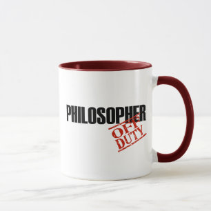 Tasse Philosophe QUI N'EST PAS DE SERVICE