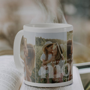 Tasse photo avec superposition de typographie mign