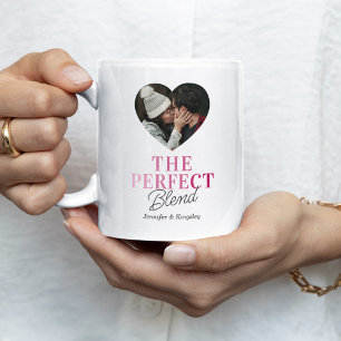 Tasse Photo Coeur du Couple La Parfaite Alliance